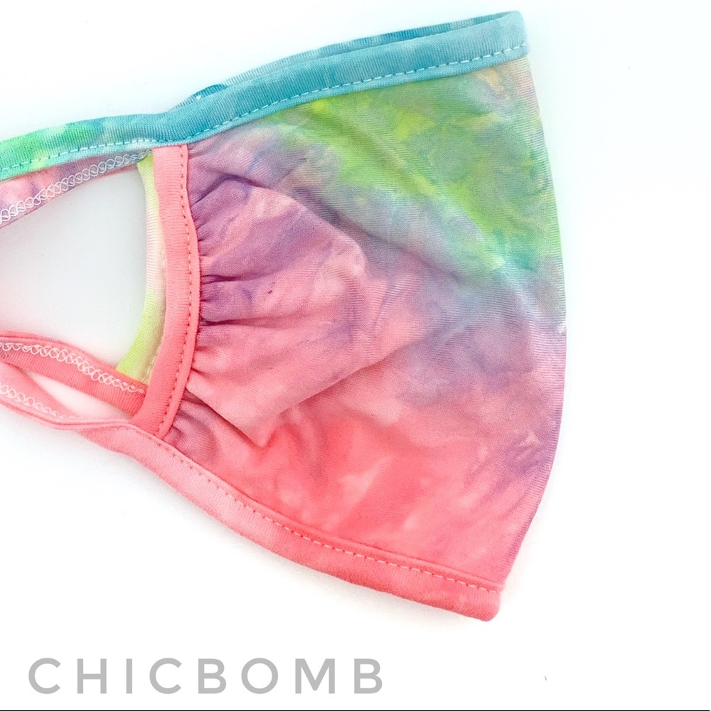 2 ULTRA SOFT TIE DYE FACE MASK - Picture 7 of 7